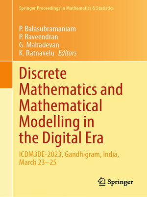 cover image of Discrete Mathematics and Mathematical Modelling in the Digital Era